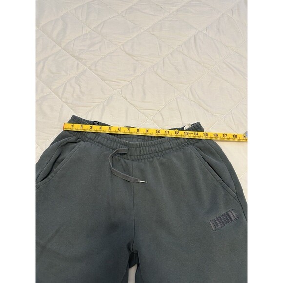 Puma SE Sweatpants Youth Large Green/Grey - Picture 11 of 12